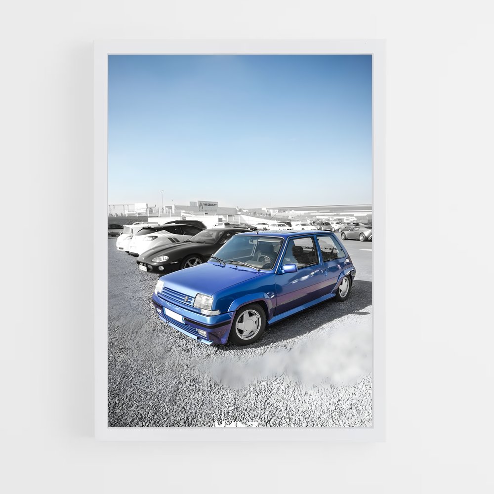 Poster Turbo Blue Dream – affiche Renault (vue 3)